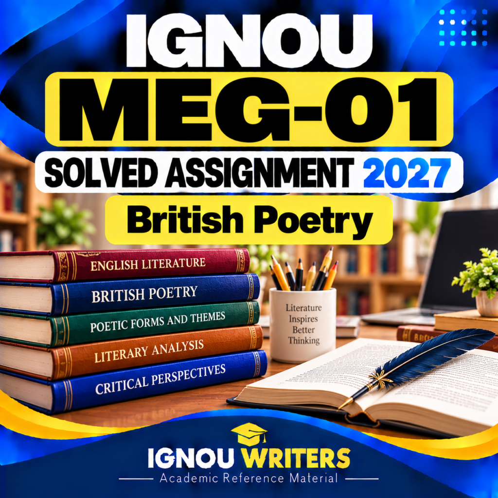 MEG-01 IGNOU Solved Assignment
