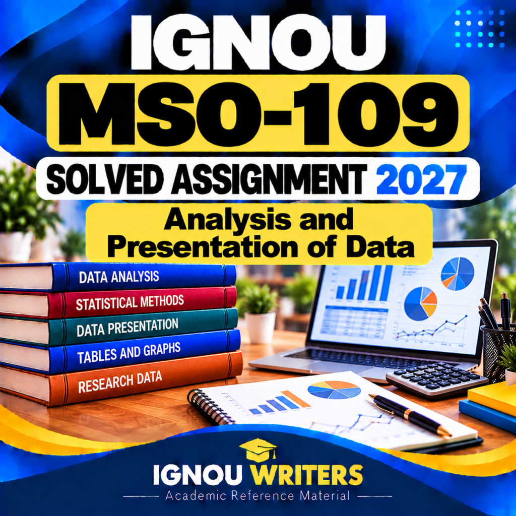 MSO-109 IGNOU Solved Assignment