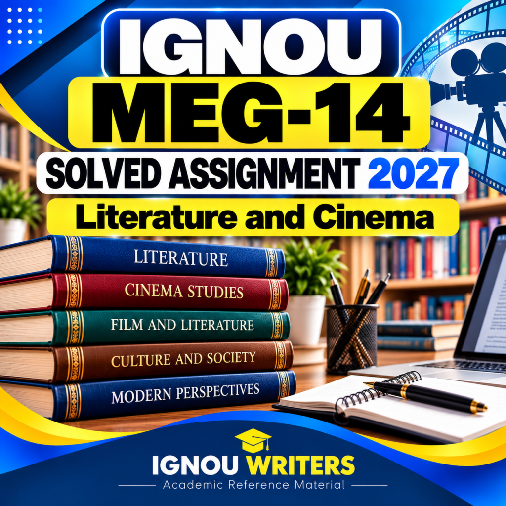 IGNOU MEG-14 Solved Assignments 2027