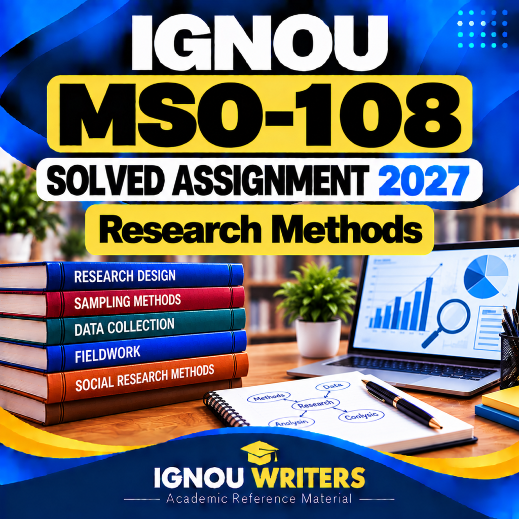 MSO-108 IGNOU Solved Assignment