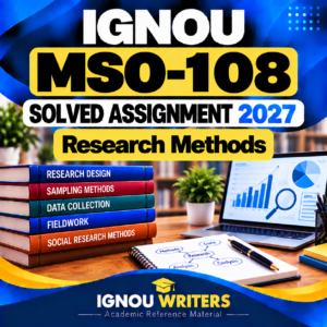 MSO-108 IGNOU Solved Assignment