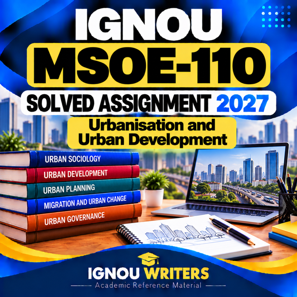MSOE-110 IGNOU Solved Assignment