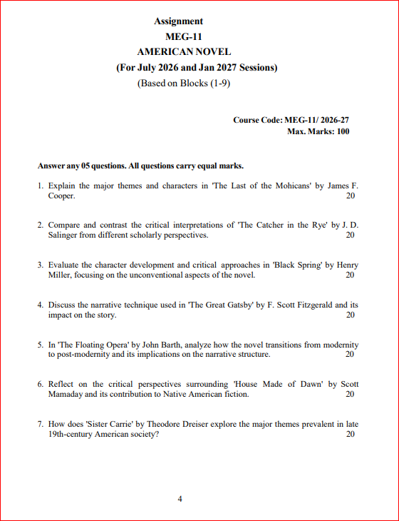 IGNOU MEG-11 SOLVED ASSIGNMENTS 2027 (ENG) - Image 2